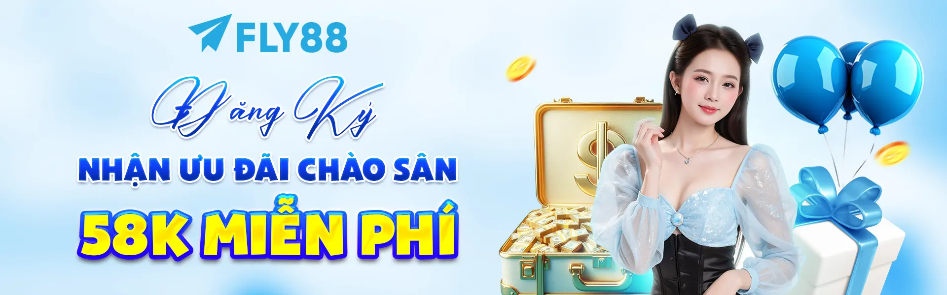 Banner chuyên mục Thể thao, Casino và Game bài Fly88